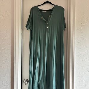 Nesting Olive Green Housedress